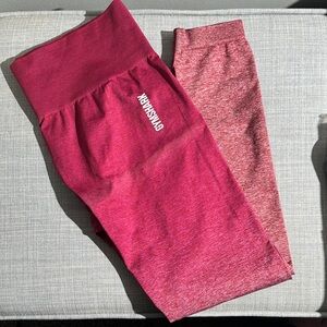 Gymshark Women’s Cherry Red Ombré  Leggings